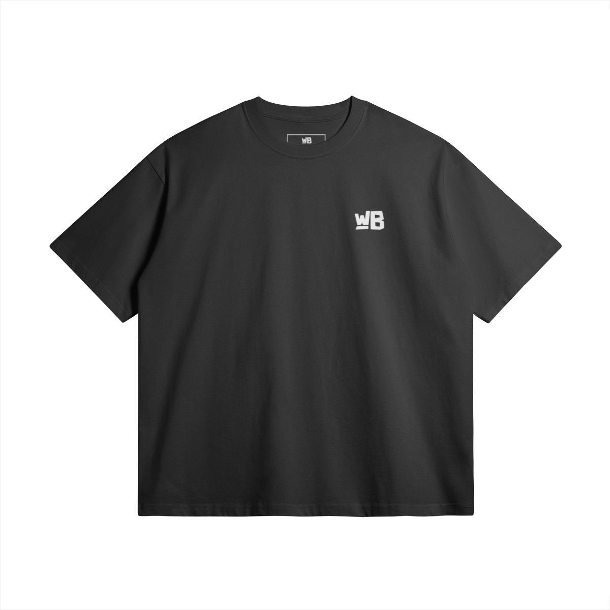 Blackness Mawon Tee, black — flat lay, front with WB chest logo