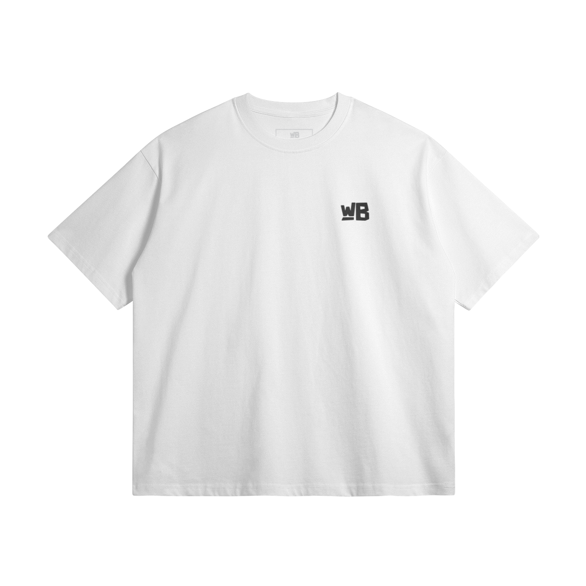 Blackness Libation Tee, white — flat lay, front with WB chest logo